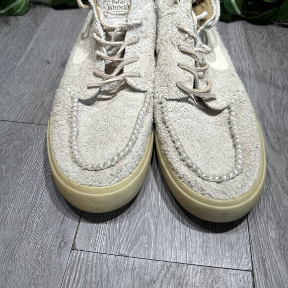 Size 13 - Nike Sb Zoom Stefan Janoski Crafted MID Light Bone aq7460-200 - Picture 3 of 10